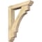 Ekena Millwork Merced Slat Rough Sawn Bracket w/ Offset Brace, Douglas Fir, 6"W x 30"D x 38"H BKT0604X30X38MRC06RDF - alternate 1